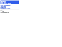 Tablet Screenshot of bango.net